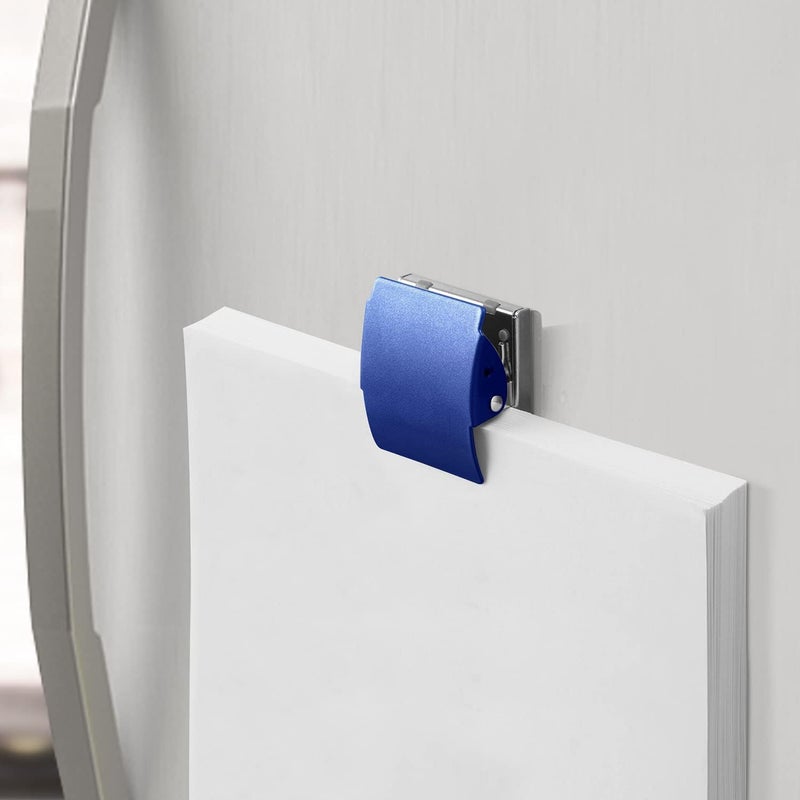PLUS(ãƒ—ãƒ©ã‚¹) Extra Strong Magnetic Clips for Refrigerator and More, Large Blue, 3-Pack - Image 4